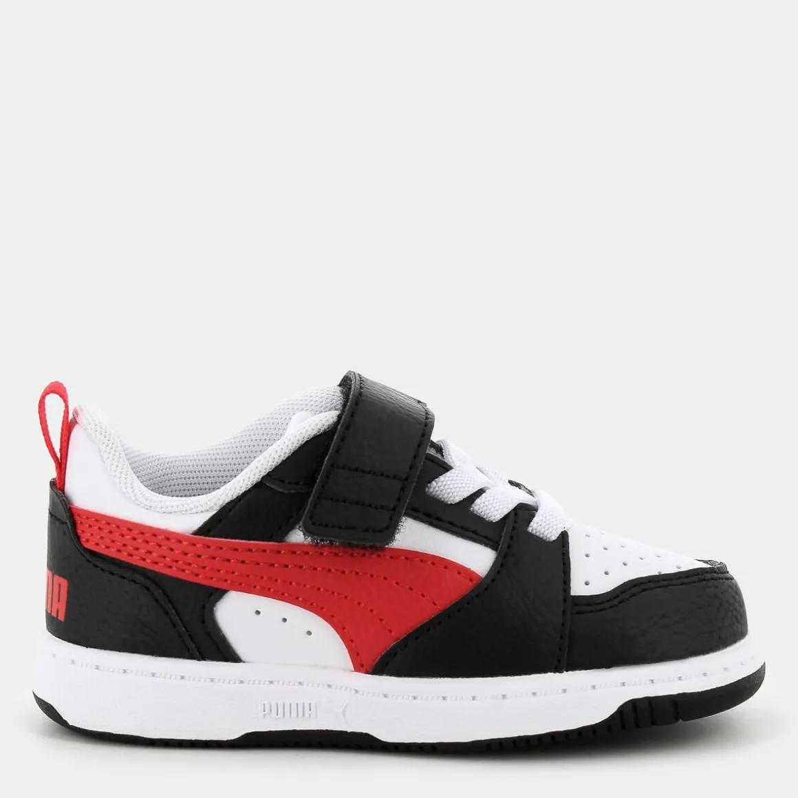 PUMA 397420REBOUND V6White/For All Time Red/Black- PRIMI PASSI MULTICOLOR New
