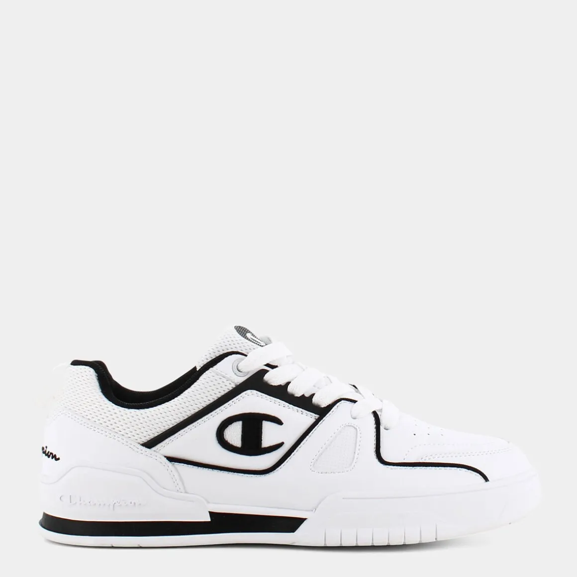 CHAMPION S218823 POINT LOWWHT/BLK- SPORTIVE BIANCO Fashion