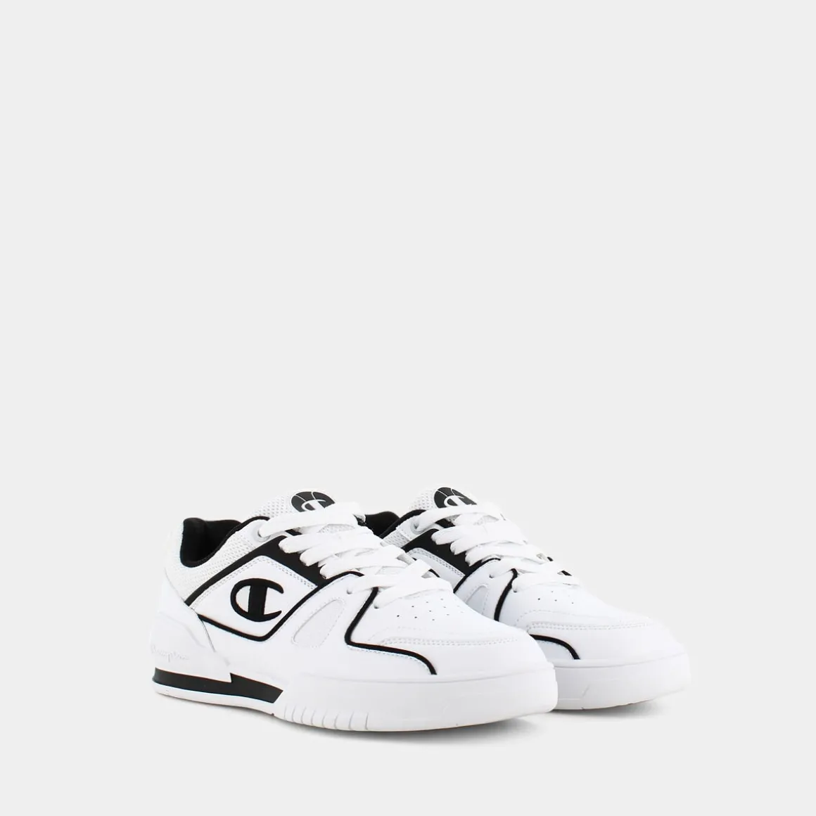 CHAMPION S218823 POINT LOWWHT/BLK- SPORTIVE BIANCO Fashion