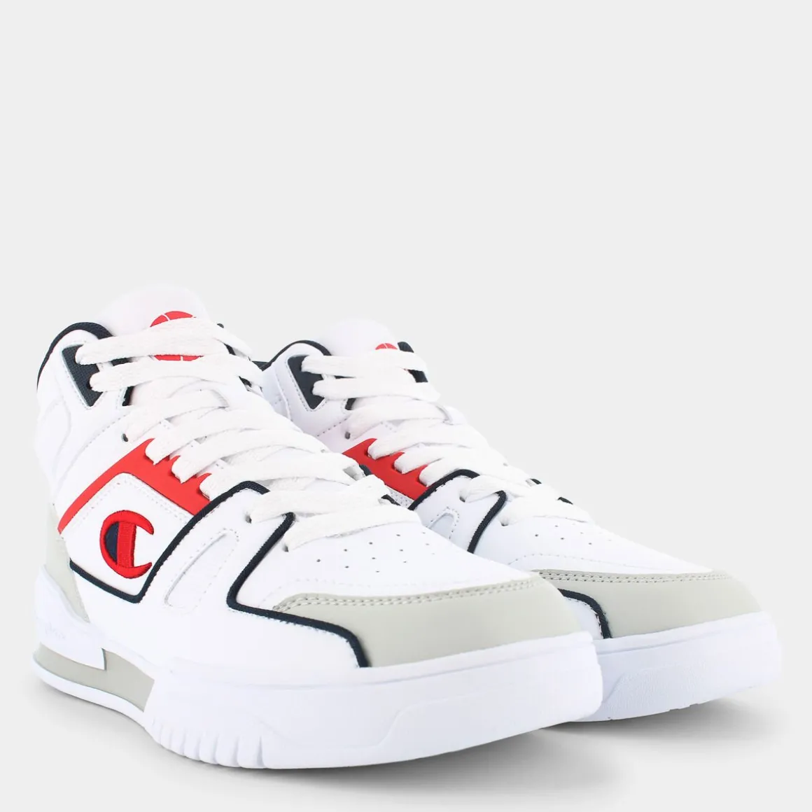 CHAMPION S221193 POINT MIDWHT/NAVY/RED- SPORTIVE BIANCO Fashion