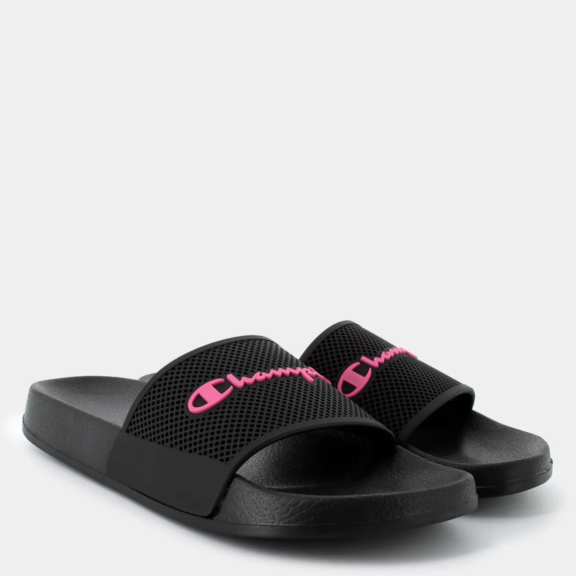 CHAMPION S11641DAYTONANBK/FUCSIA- CIABATTE NERO Clearance