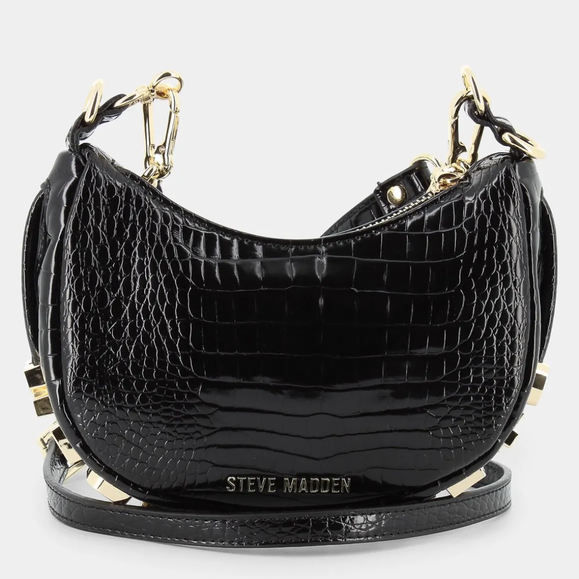 STEVE MADDEN SMABRISCKY-C-B-GBLACK/GOLD- TRACOLLE NERO Best Sale