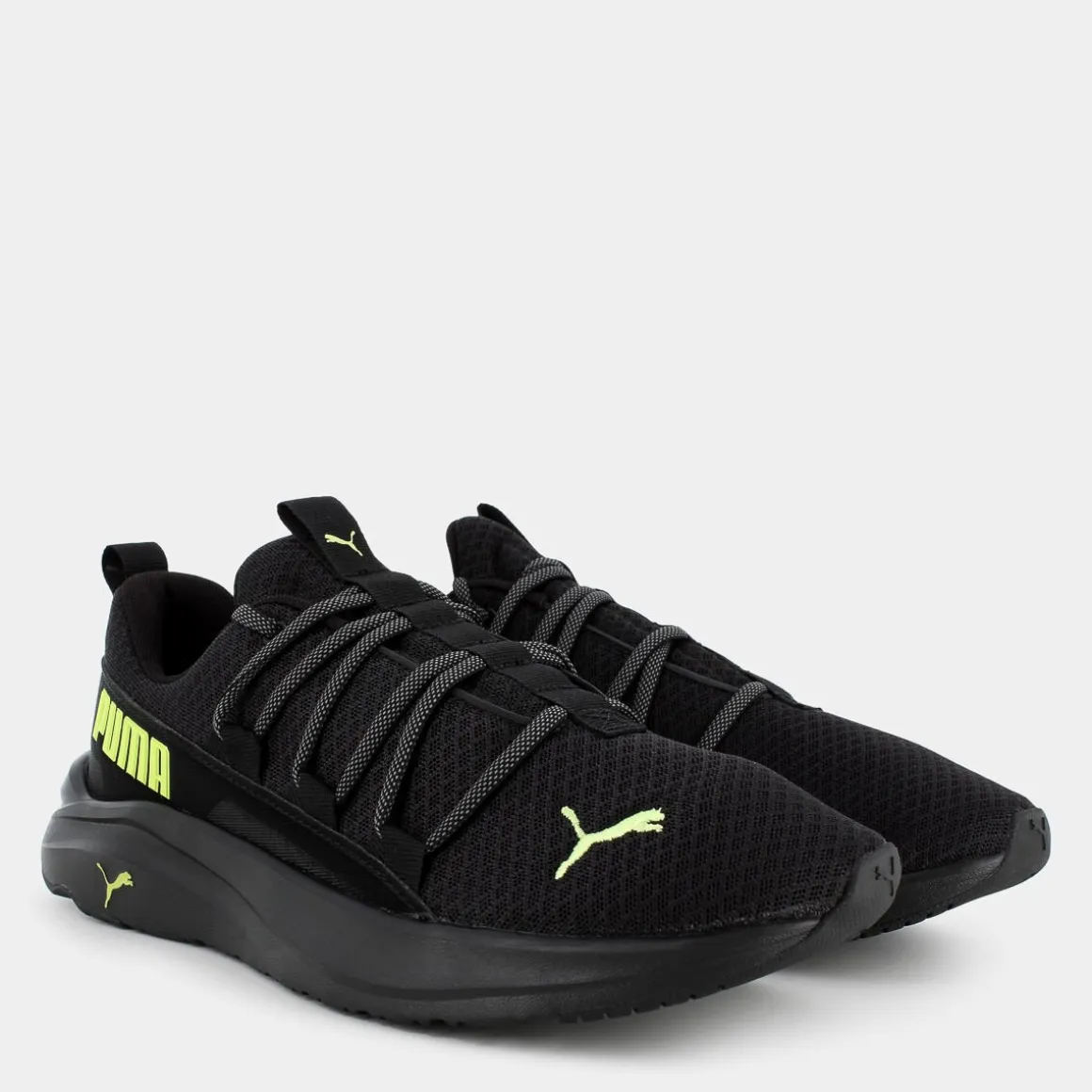 PUMA 377671SOFTRIDE ONE4ALLBlack-Lime Pow-Cool Dark Gray- SPORTIVE NERO Discount