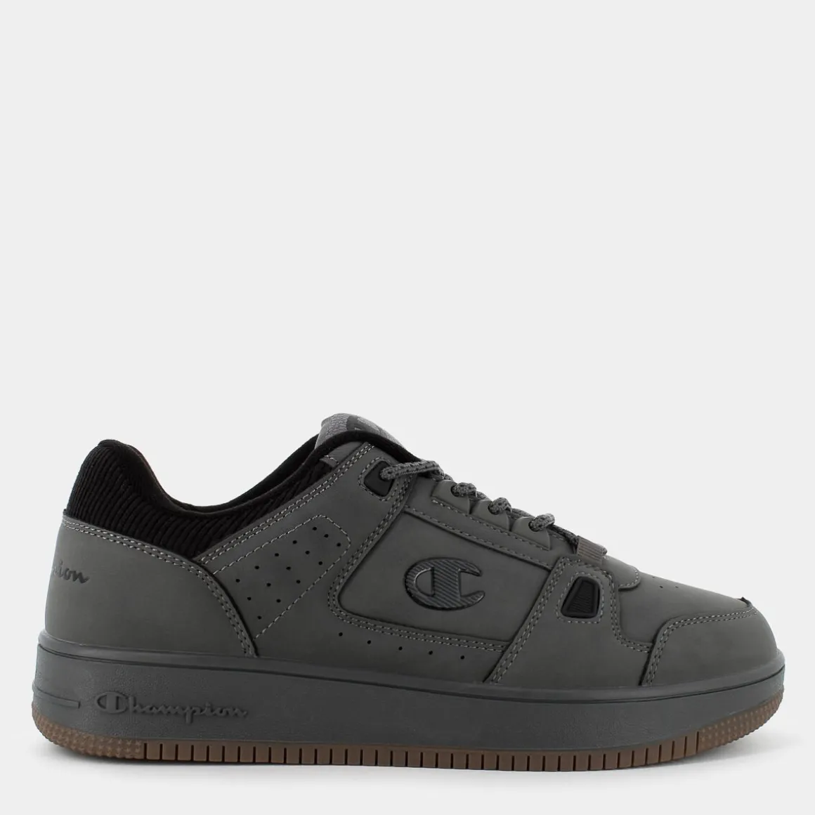 CHAMPION S22294REBOUND LOW CORDDK.GREY/NBK/GUM- SPORTIVE GRIGIO Flash Sale