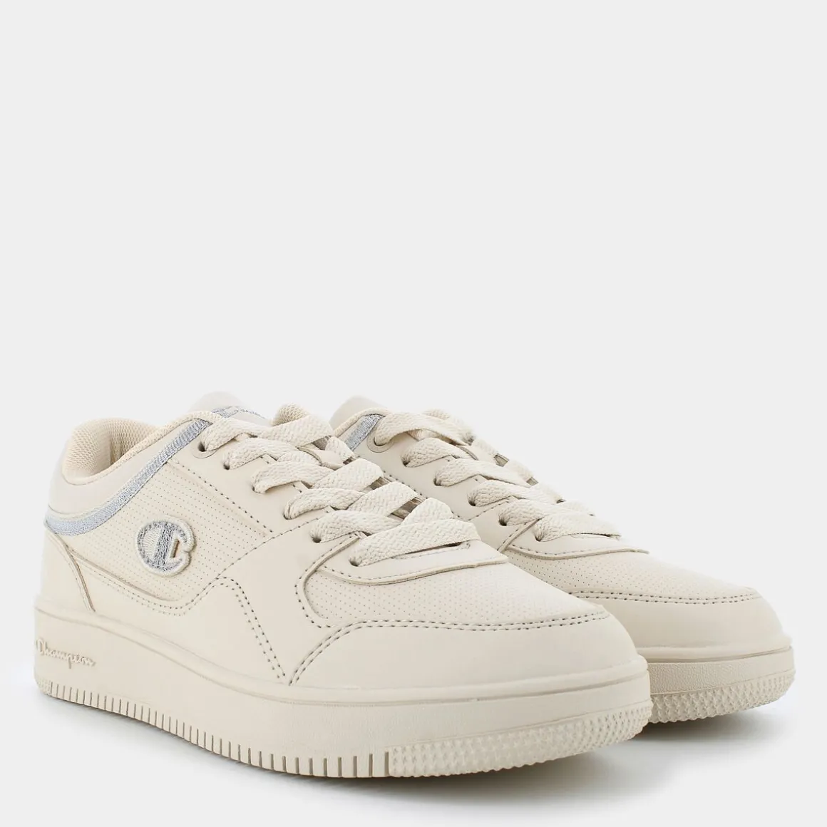 CHAMPION S11469REBOUND LOWOFW/SILVER- SPORTIVE BEIGE Online