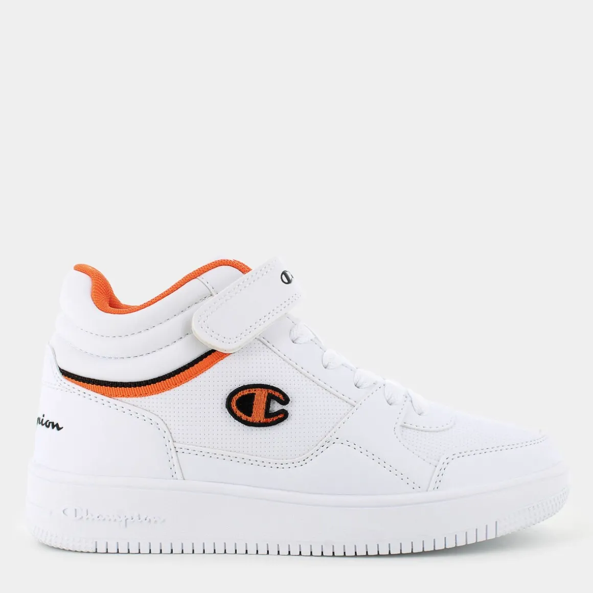 CHAMPION S21904REBOUND MIDWHT/NBK/ORANGE- SPORTIVE BIANCO Cheap