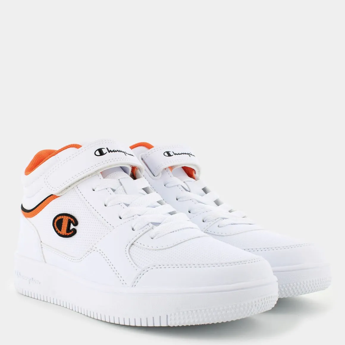 CHAMPION S21904REBOUND MIDWHT/NBK/ORANGE- SPORTIVE BIANCO Cheap