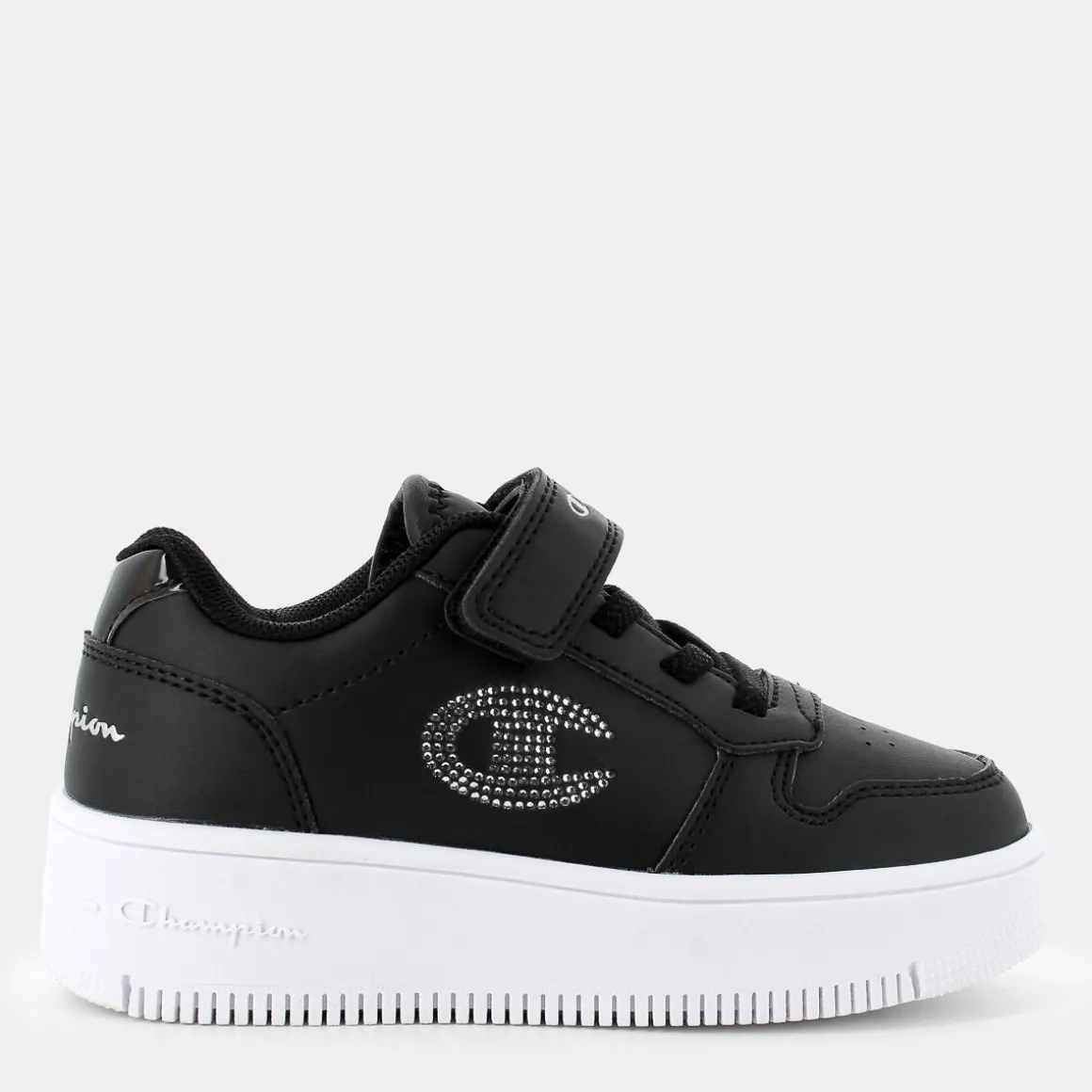 CHAMPION S32830REBOUND PLATFORM GLITTER G PS LOWNBK/SILVER- SPORTIVE NERO Best