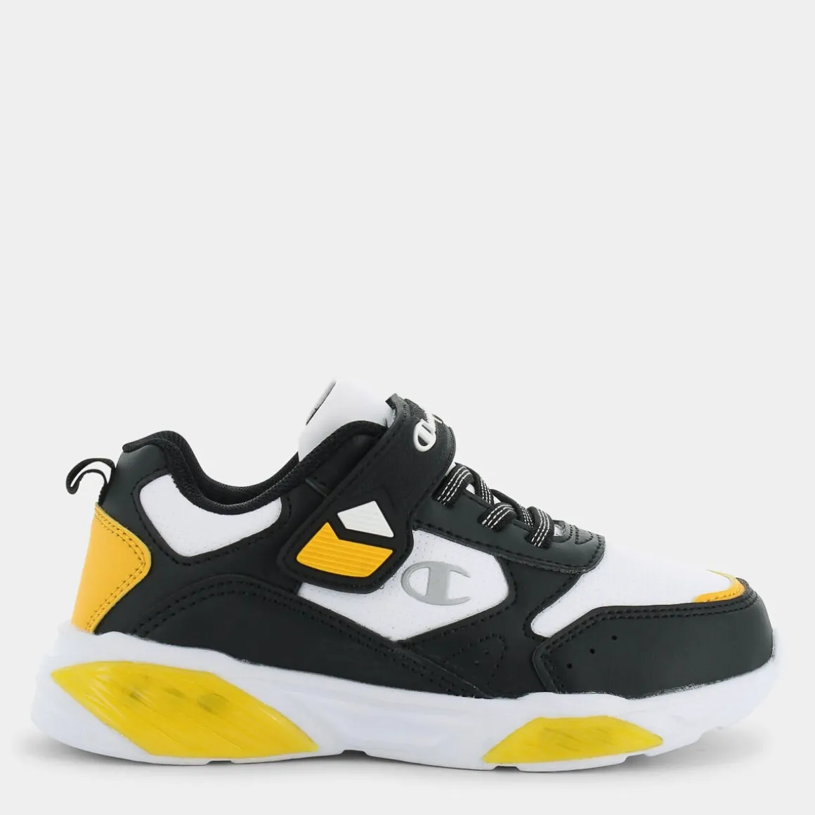 CHAMPION S32818WAVE PU B PSWHT/NBK/YELLOW- SPORTIVE BIANCO Hot