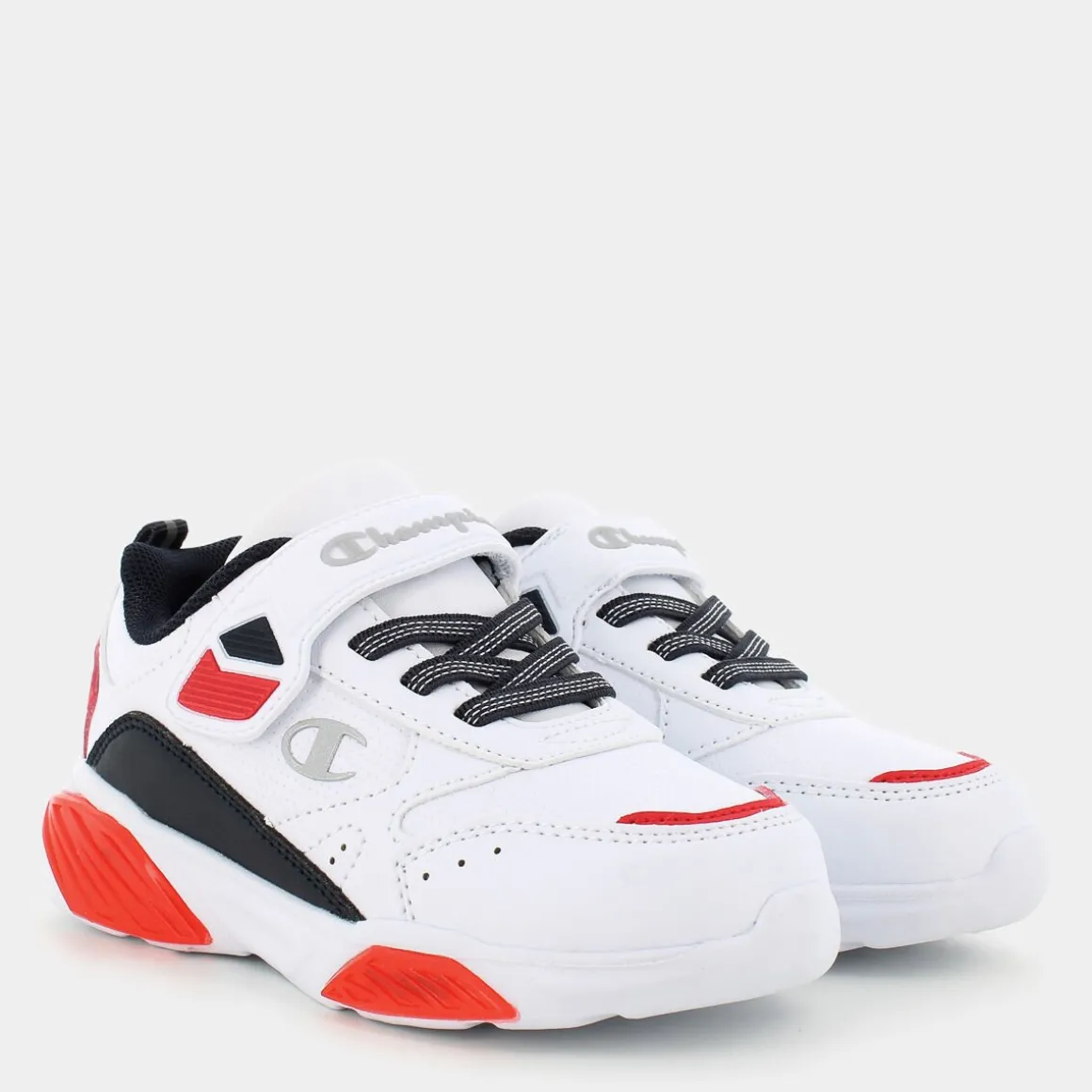 CHAMPION S32818WAVE PU B PSWHT/NNY/RED- SPORTIVE BIANCO Fashion