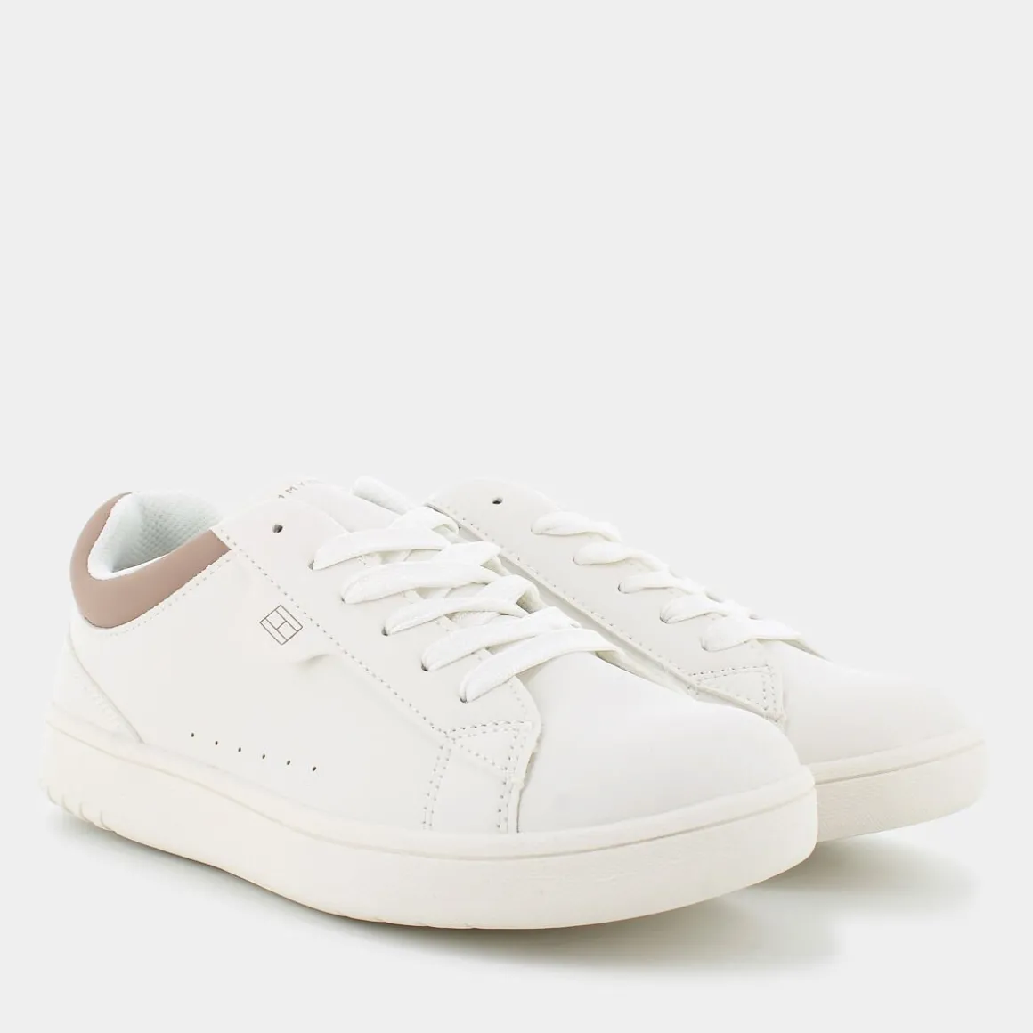 TOMMY HILFIGER T3A9-33534-1592A472JACKOFF WHITE BEIGE- SNEAKERS BIANCO Clearance