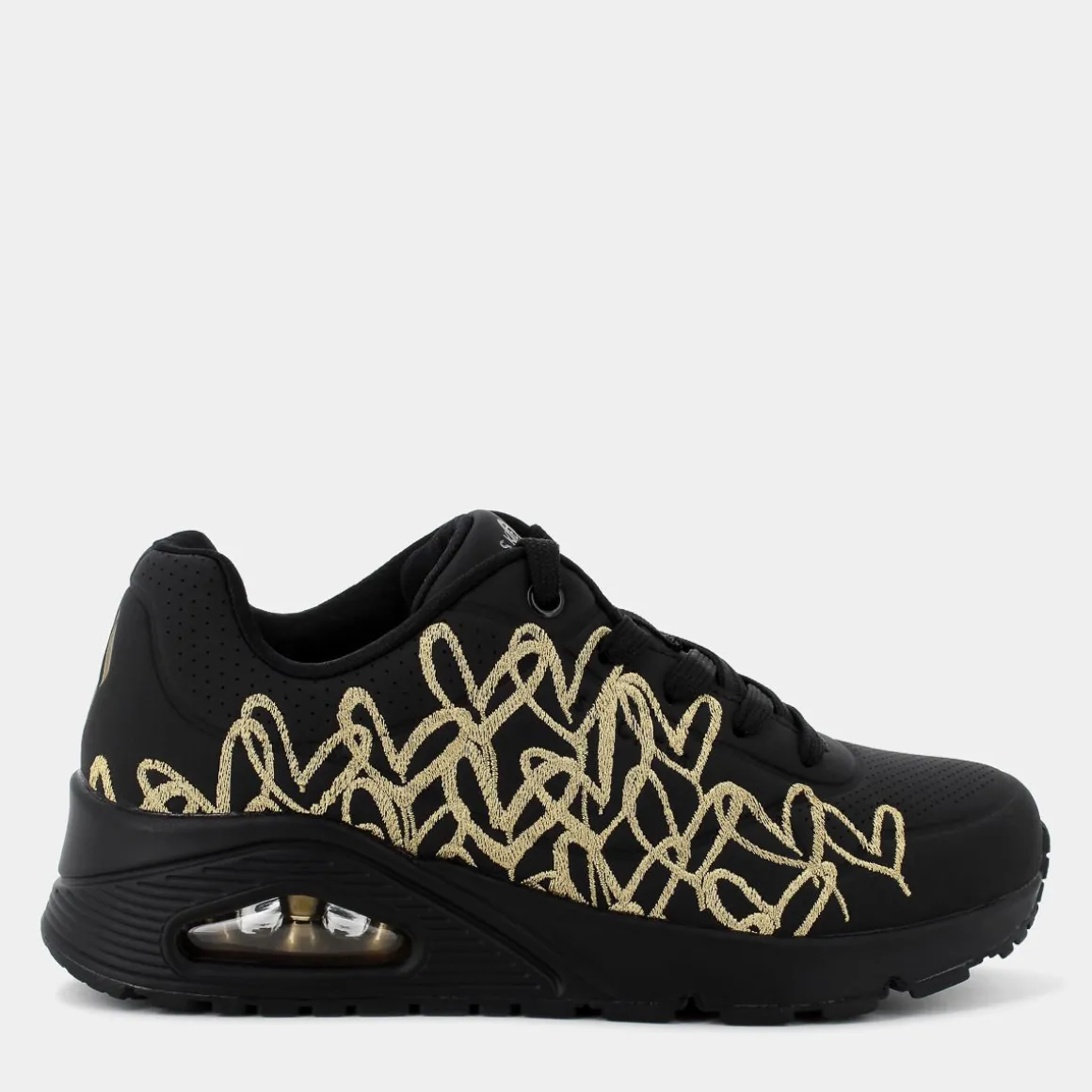 SKECHERS 177975UNOBLACK/GOLD- SPORTIVE NERO Online