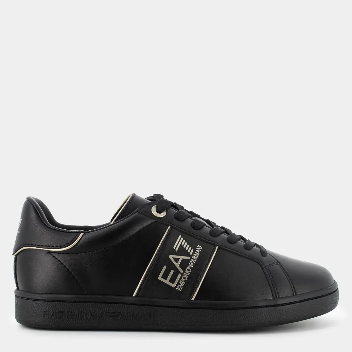 EA7 X8X102 XK346 M701CLASSIC PERFTRIPLE BLACK / GOLD- SNEAKERS NERO Clearance